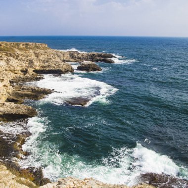 doğal deniz su doku dalga ile