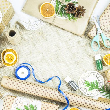 Noel kavramı - kendi elleriyle kaydırma Hediyelik