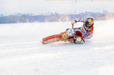 Ufa, Rusya Premier Ligi speedway Aralık 2016 buz üzerinde yarı finaller