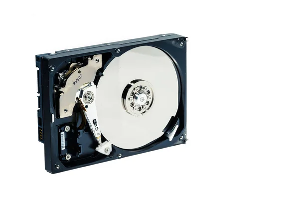 sabit disk izole beyaz arka plan üzerinde bilgisayarı