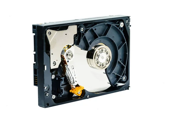 sabit disk izole beyaz arka plan üzerinde bilgisayarı