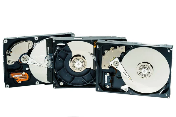 sabit disk izole beyaz arka plan üzerinde bilgisayarı