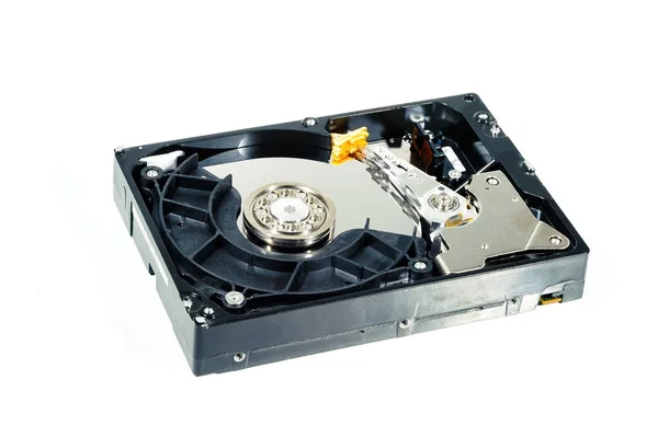 sabit disk izole beyaz arka plan üzerinde bilgisayarı