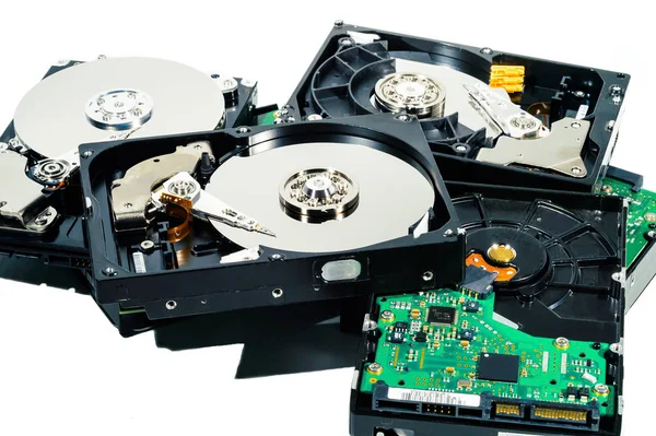 sabit disk izole beyaz arka plan üzerinde bilgisayarı