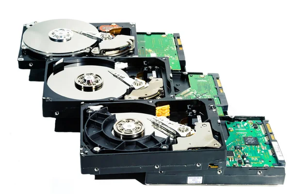 sabit disk izole beyaz arka plan üzerinde bilgisayarı