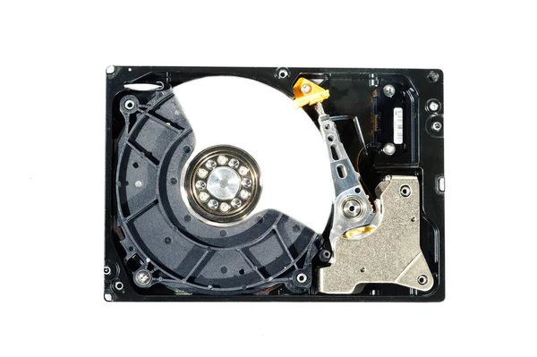 Hard disk untuk komputer pada latar belakang putih terisolasi — Stok Foto