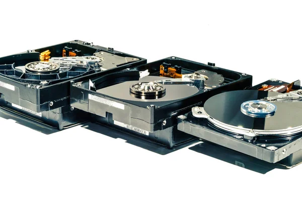 sabit disk izole beyaz arka plan üzerinde bilgisayarı