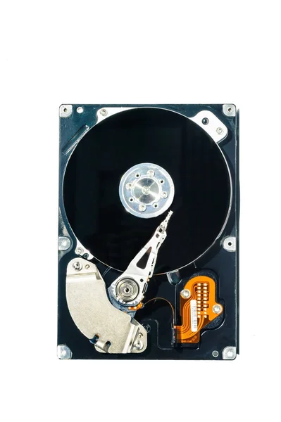 sabit disk izole beyaz arka plan üzerinde bilgisayarı