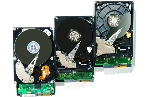 sabit disk izole beyaz arka plan üzerinde bilgisayarı