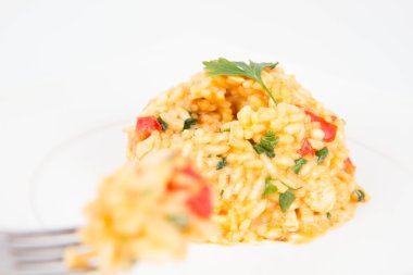 Bir çatalla yenir risotto