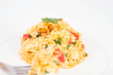 Bir çatalla yenir risotto