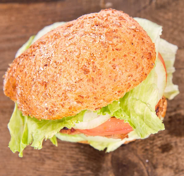 Una hamburguesa fresca —  Fotos de Stock