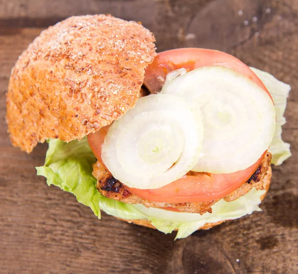 Una hamburguesa fresca —  Fotos de Stock