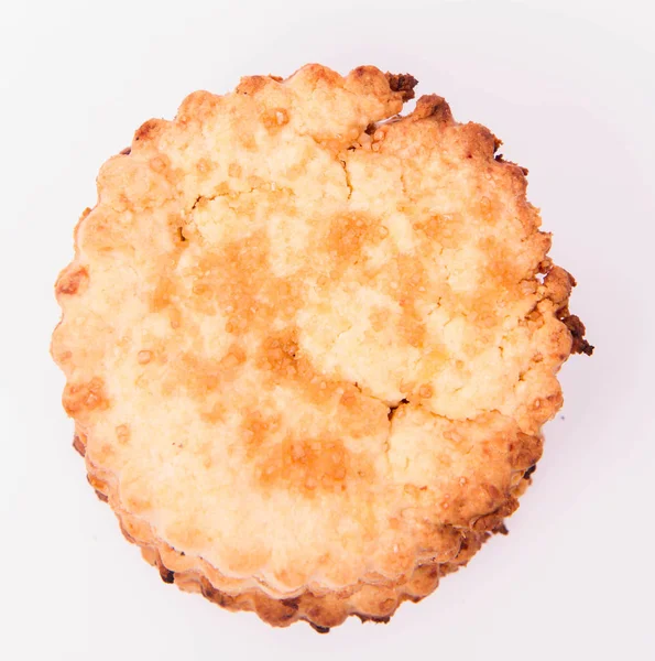 Cookies Witte Achtergrond — Stockfoto