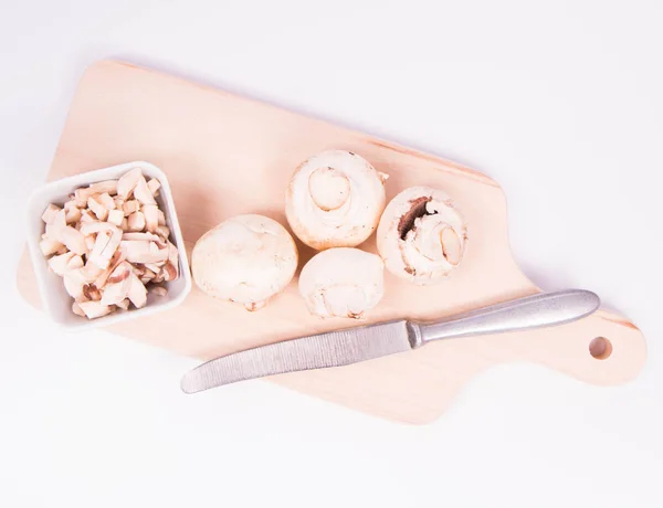 Cogumelos (Agaricus Bisporus — Fotografia de Stock