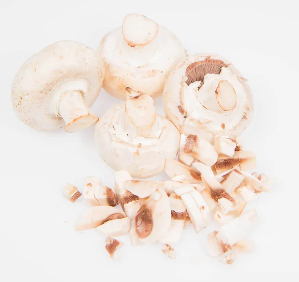 Svamp (Agaricus Bisporus — Stockfoto