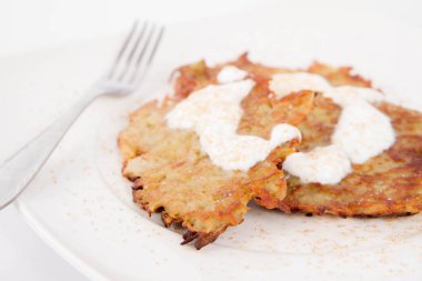 kremalı patates pancakes