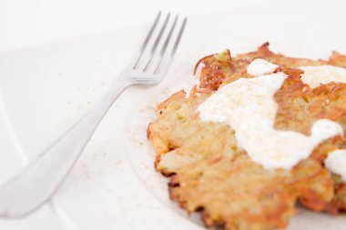 kremalı patates pancakes