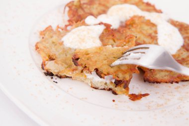 kremalı patates pancakes