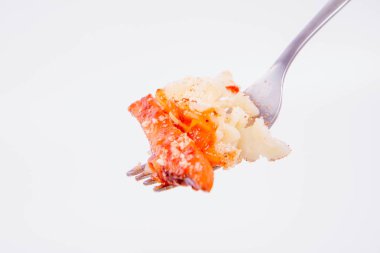 makarna üzerine çatal