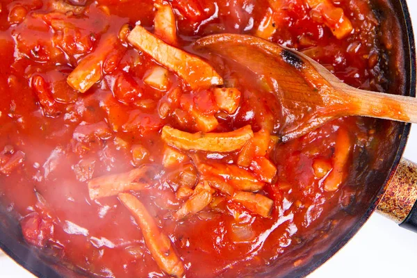 Une sauce tomate — Photo