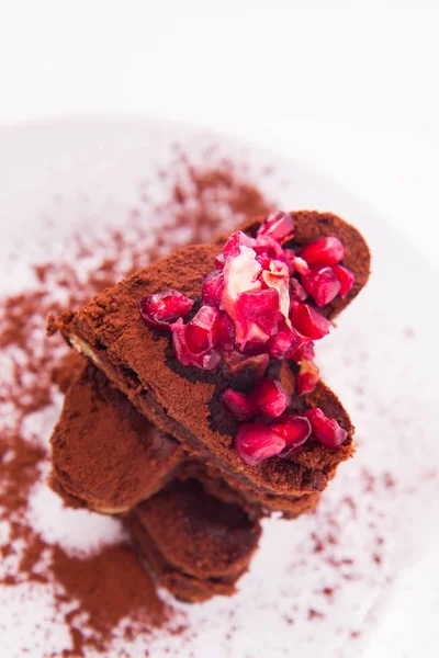 Brownies en forma de corazón —  Fotos de Stock