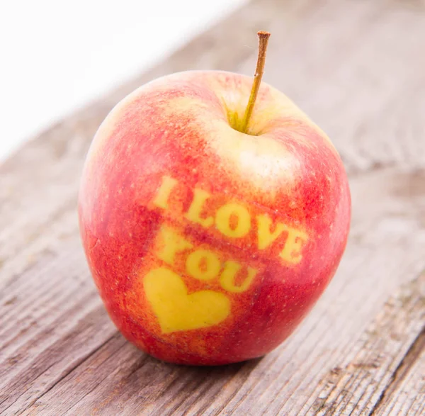 A love apple — Stock Photo, Image