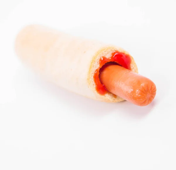 Een hot dog — Stockfoto