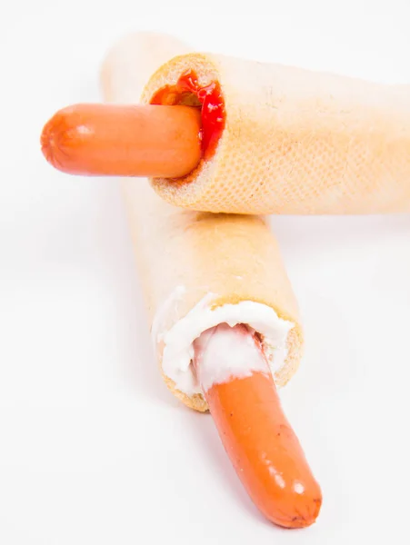 Two Hot dogs — Stock Photo, Image