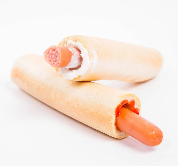 Twee hotdogs — Stockfoto