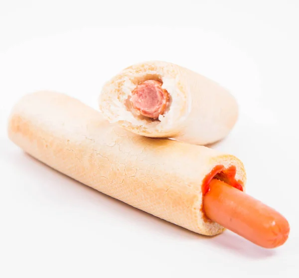 Dwa hot-dogi — Zdjęcie stockowe