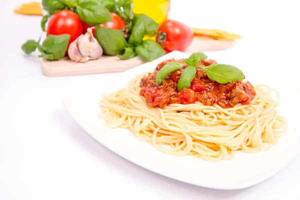 Een Spaghetti bolognese — Stockfoto