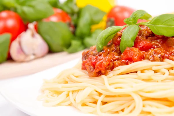 A Spaghetti bolognese — Stock Photo, Image