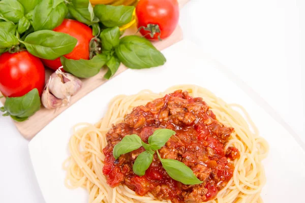 Un Spaghetti alla bolognese — Foto Stock