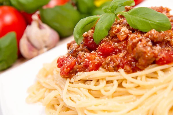 Un Spaghetti alla bolognese — Foto Stock