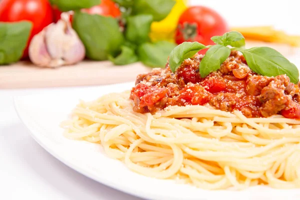 Un Spaghetti alla bolognese — Foto Stock