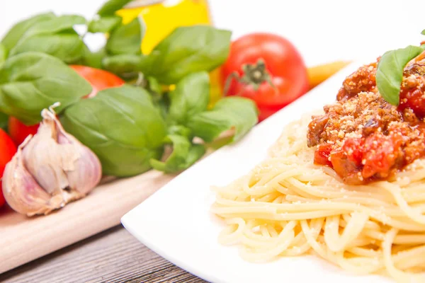 Un Spaghetti alla bolognese — Foto Stock