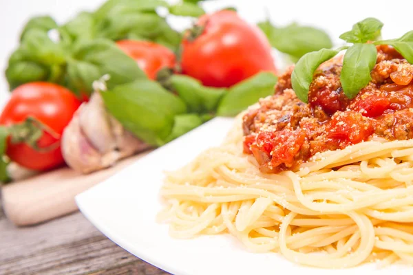 Spaghetti bolognese — Zdjęcie stockowe