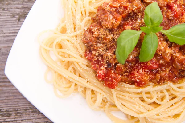 A Spaghetti bolognese — Stock Photo, Image