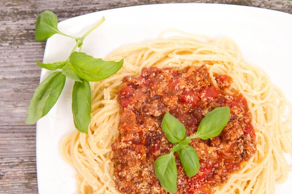 Un Spaghetti alla bolognese — Foto Stock