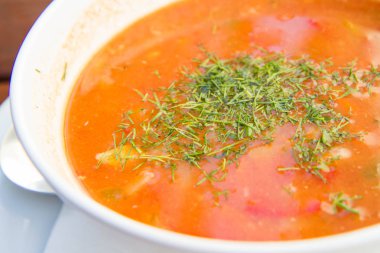 Taze balık çorbası 