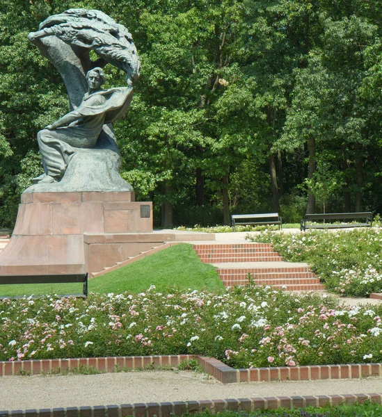 O monumento Chopin — Fotografia de Stock