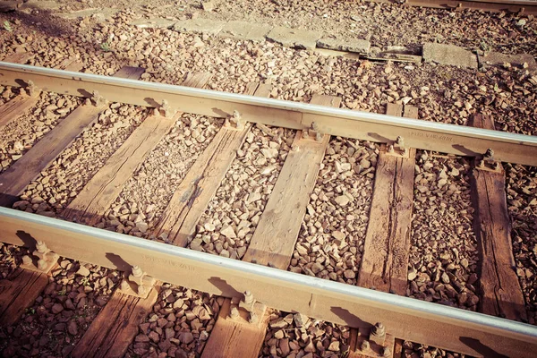 Ett järnvägsspår — Stockfoto