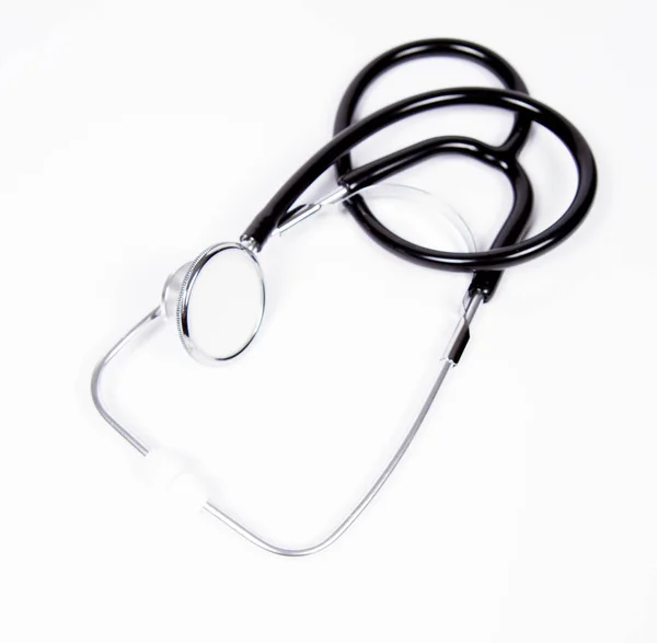 Stethoscope on white — Stock Photo, Image