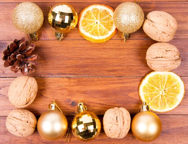 Weihnachten Holz Hintergrund — Stockfoto