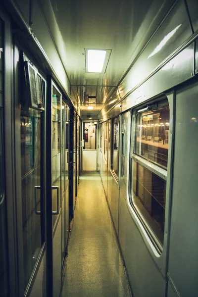 Bir Yolcu Treni Polonya Avrupa Nın — Stok fotoğraf