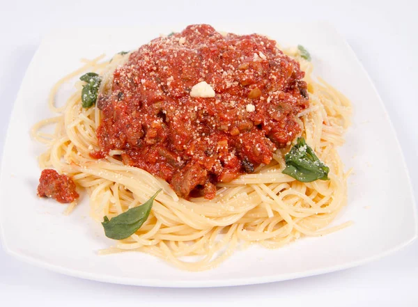 Un Spaghetti alla bolognese — Foto Stock