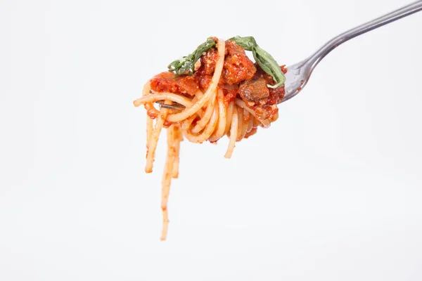 Sebuah bolognese Spaghetti — Stok Foto