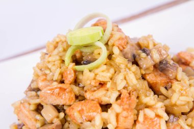 Risotto mantar ve tavuk