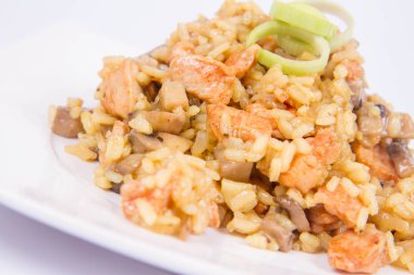 Risotto mantar ve tavuk